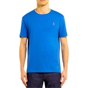 Polo Ralph Lauren Men’s Crewneck T-shirt Orange  Pony Logo Size Large